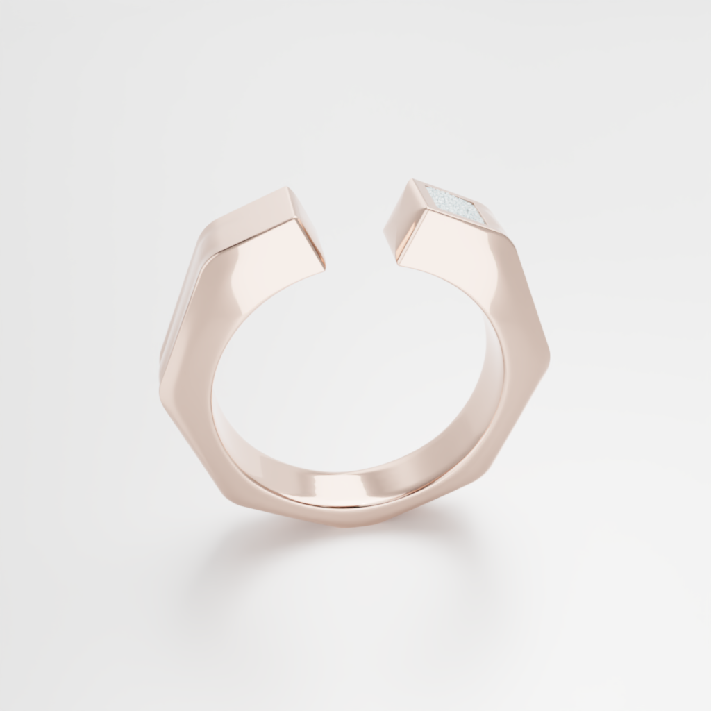 Pierścionek "Osmium Hex Ring"