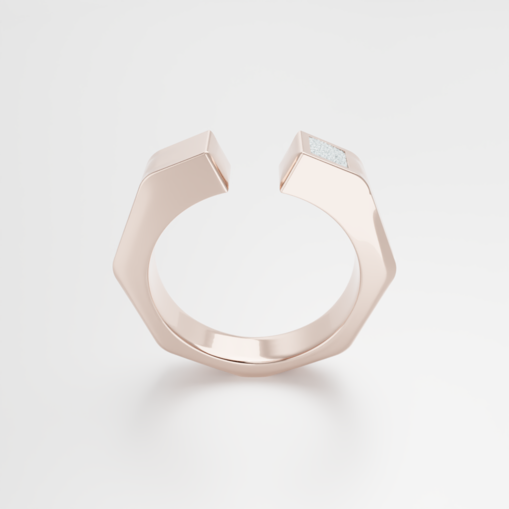 Pierścionek "Osmium Hex Ring"