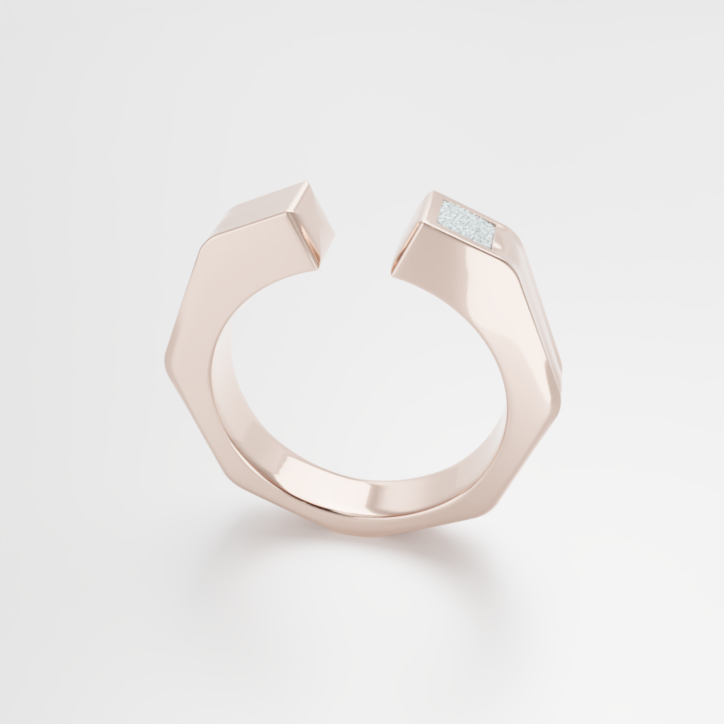 Pierścionek "Osmium Hex Ring"