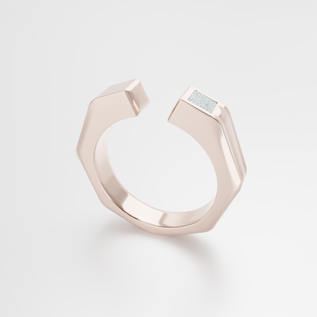 Pierścionek "Osmium Hex Ring"