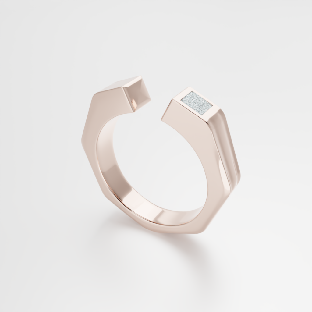 Pierścionek "Osmium Hex Ring"