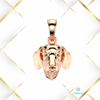 Zdjęcie zawieszki z głową jamnika w różowym złocie 14K – Dog Collection od 3Gems