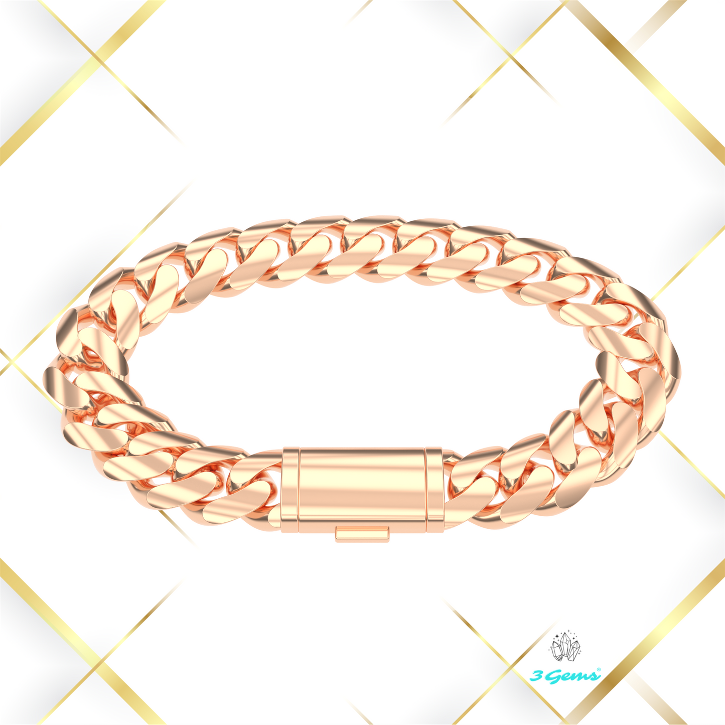 Bransoletka "Miami Cuban" - 12mm