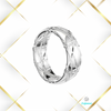 render 3D pierścienia Thorn Ring w srebrze