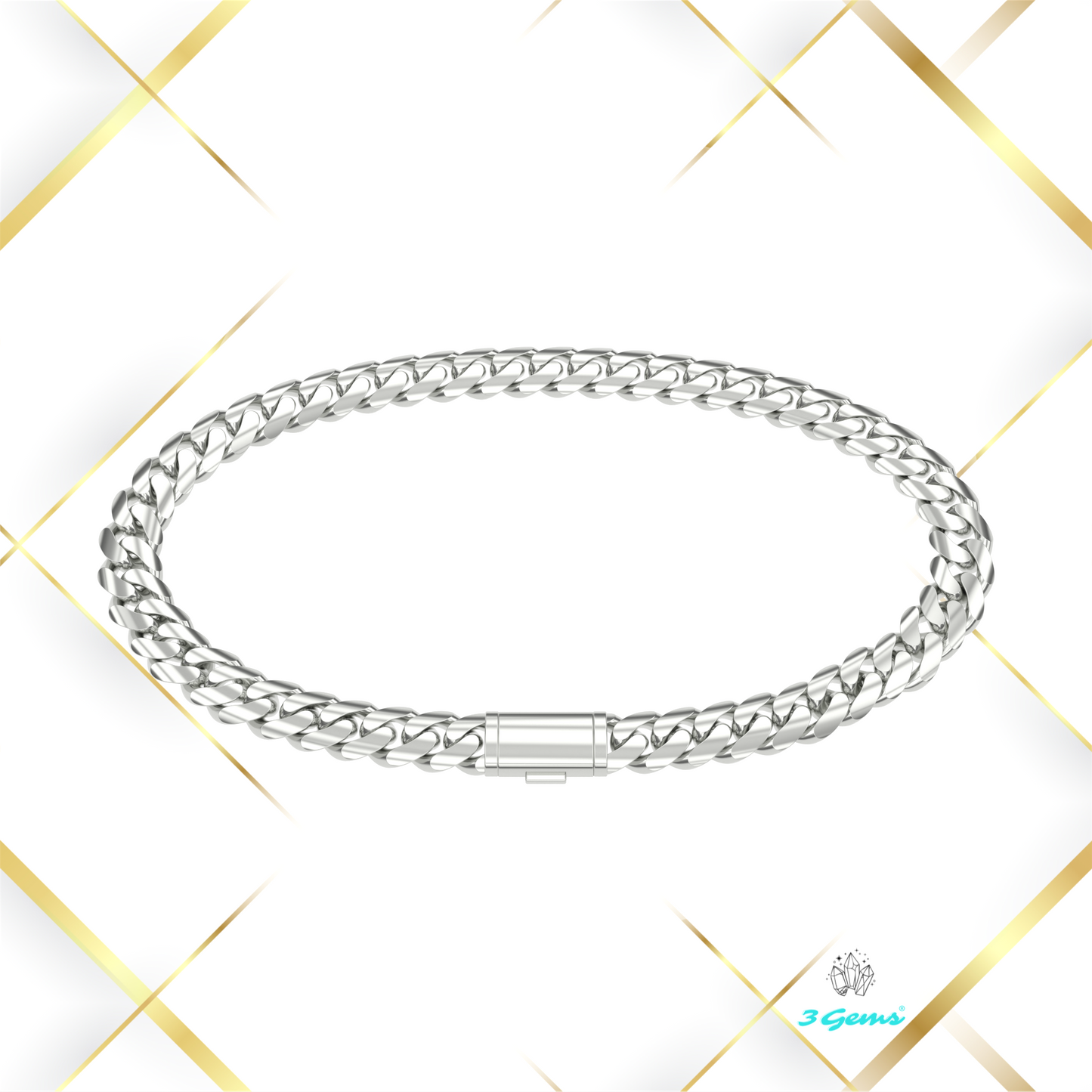 Bransoletka "Miami Cuban" - 6mm