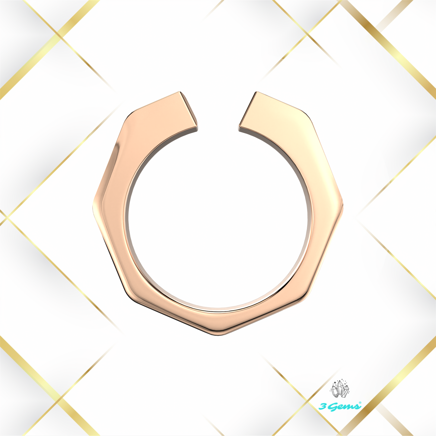 Pierścionek "Osmium Hex Ring"