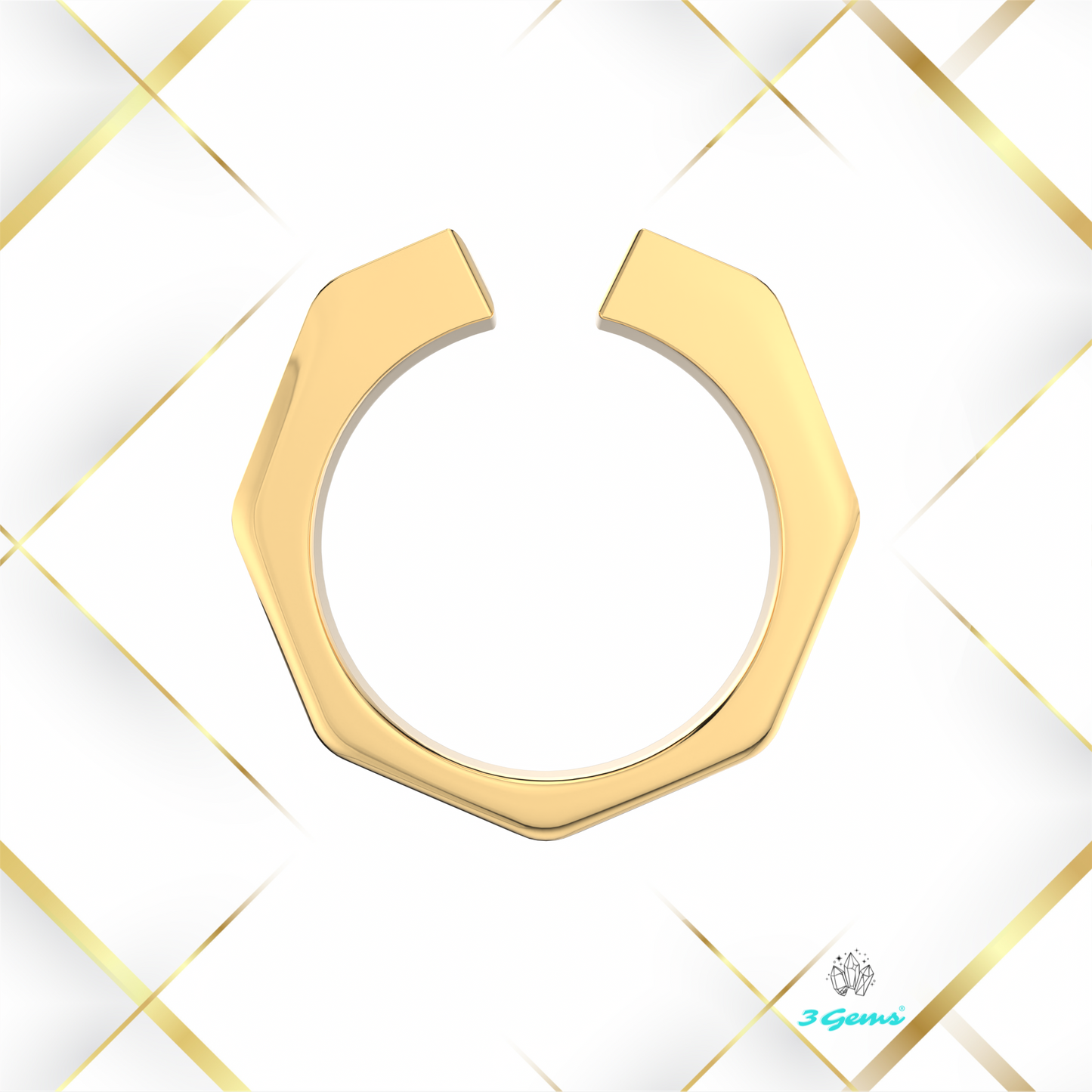 Pierścionek "Osmium Hex Ring"