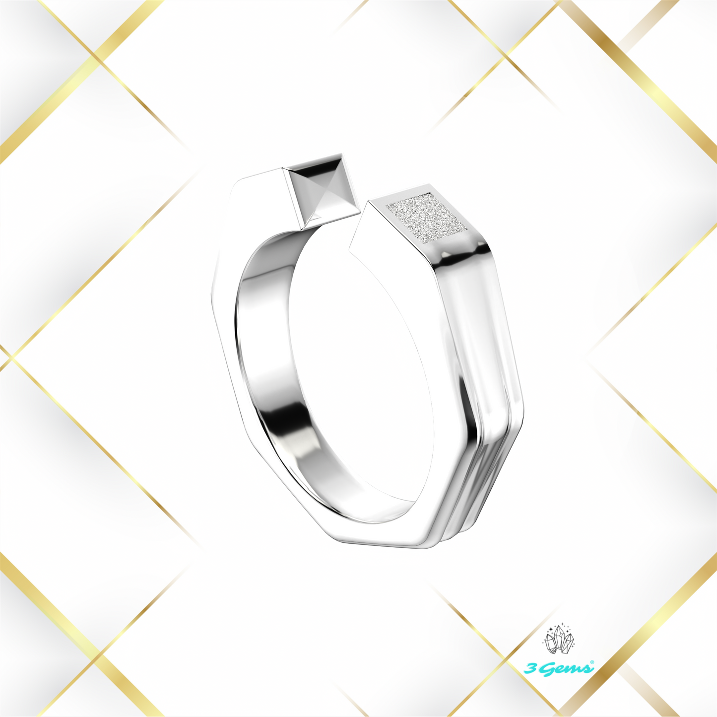 Pierścionek "Osmium Hex Ring"