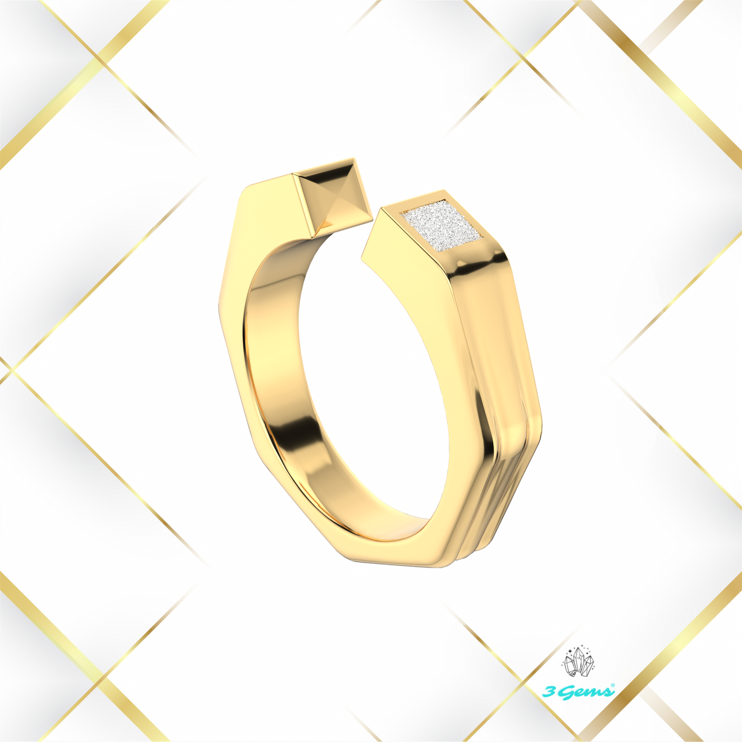 Pierścionek "Osmium Hex Ring"