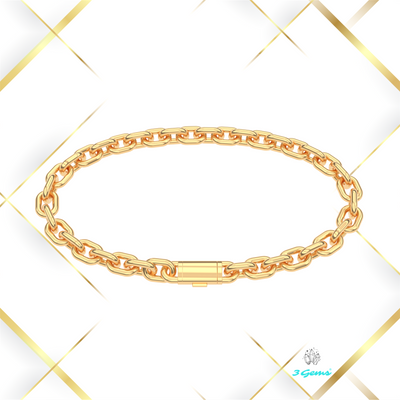 Bransoletka "Bold Cable" - 6mm