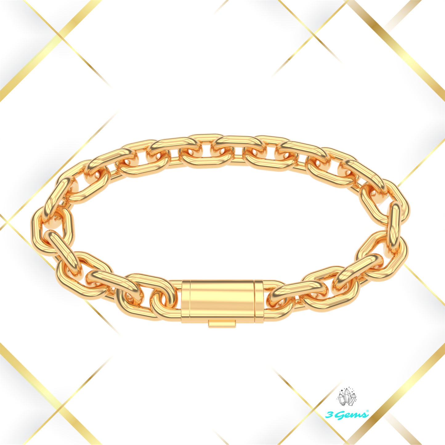 Bransoletka "Bold Cable" - 10mm