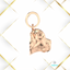 Zdjęcie zawieszki z głową amstaffa w różowym złocie 14K – kolekcja Dog Collection od 3Gems