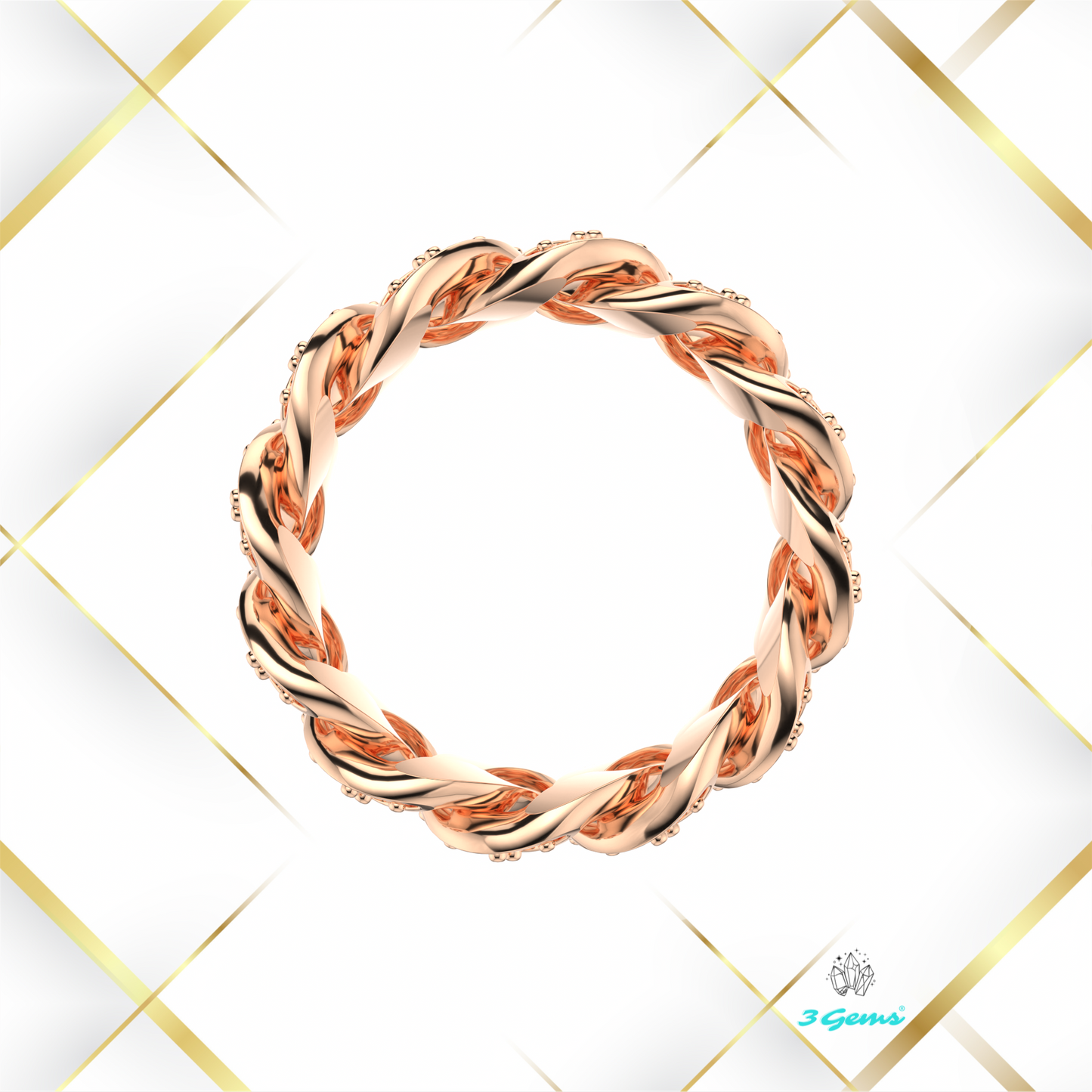 Pierścień "Cuban Ring Iced Out"
