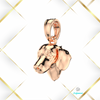 Zdjęcie zawieszki z głową jamnika w różowym złocie 14K – Dog Collection od 3Gems