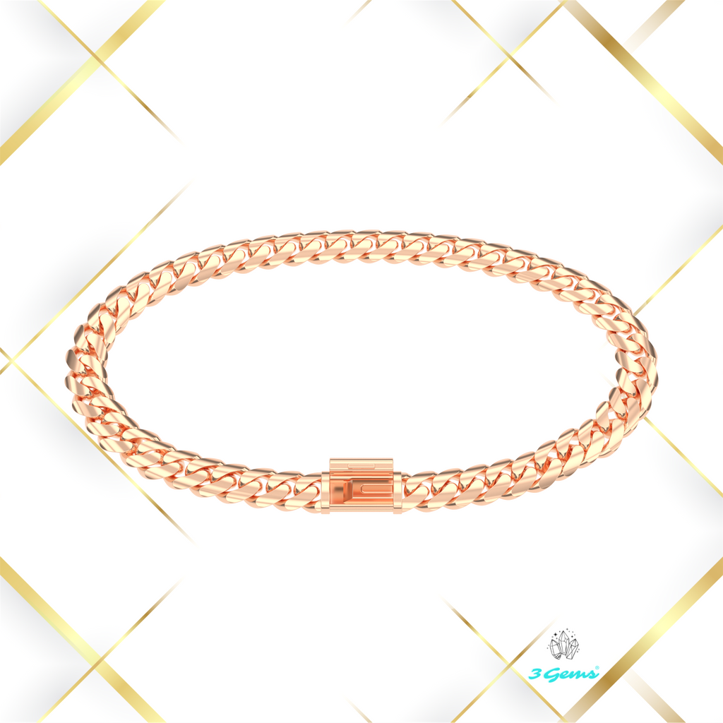 Bransoletka "Miami Cuban" - 6mm