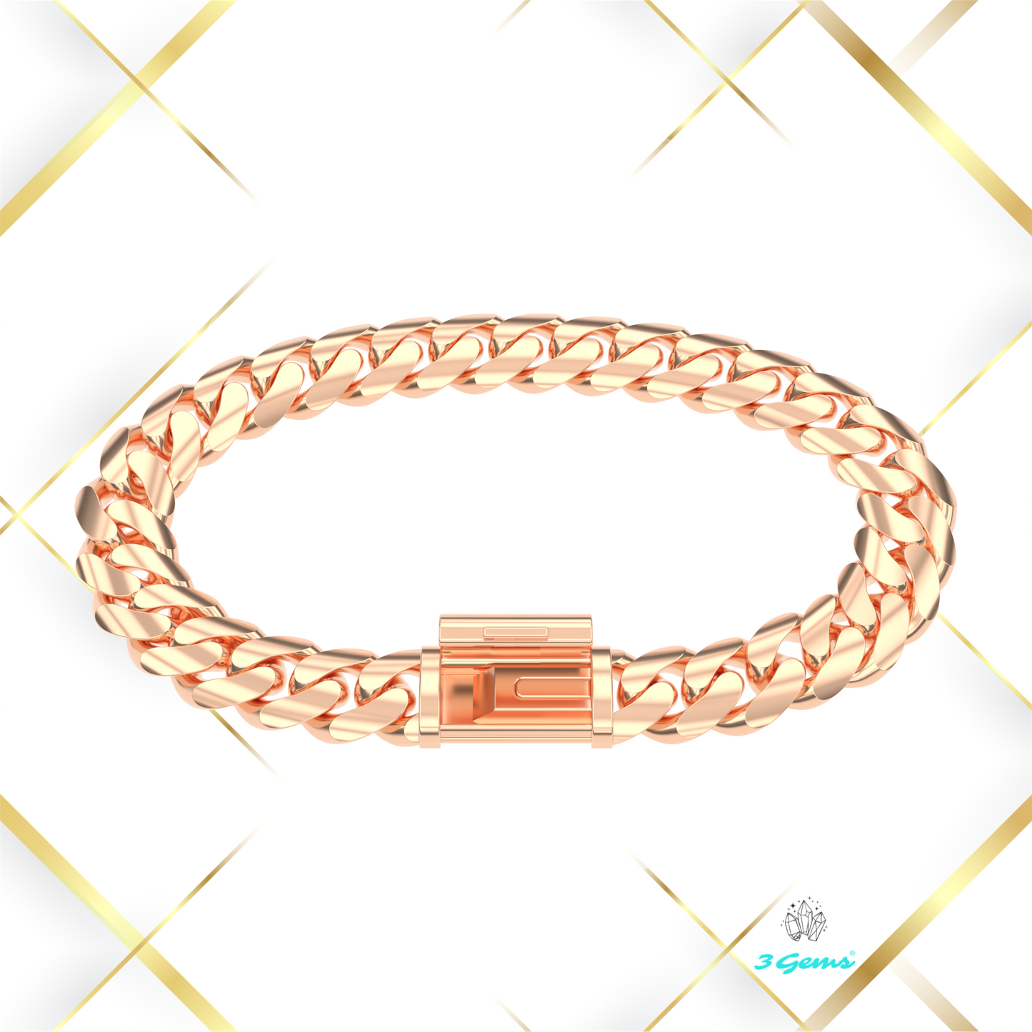 Bransoletka "Miami Cuban" - 10mm