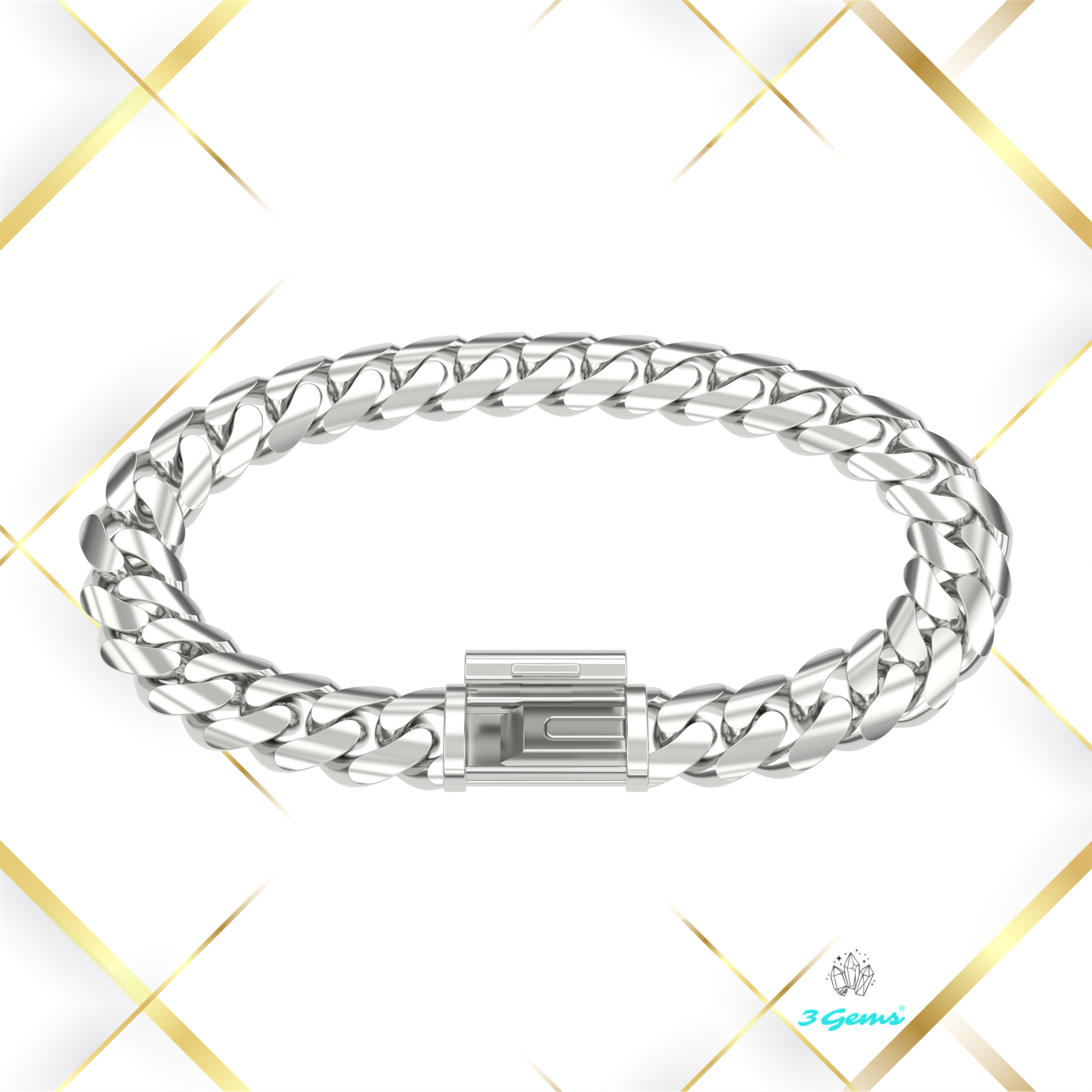 Bransoletka "Miami Cuban" - 10mm