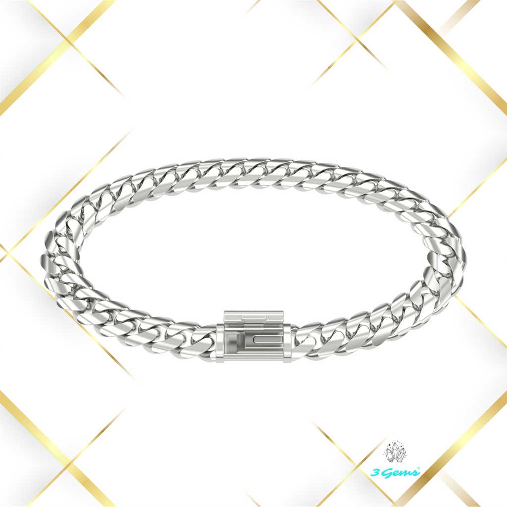 Bransoletka "Miami Cuban" - 8mm