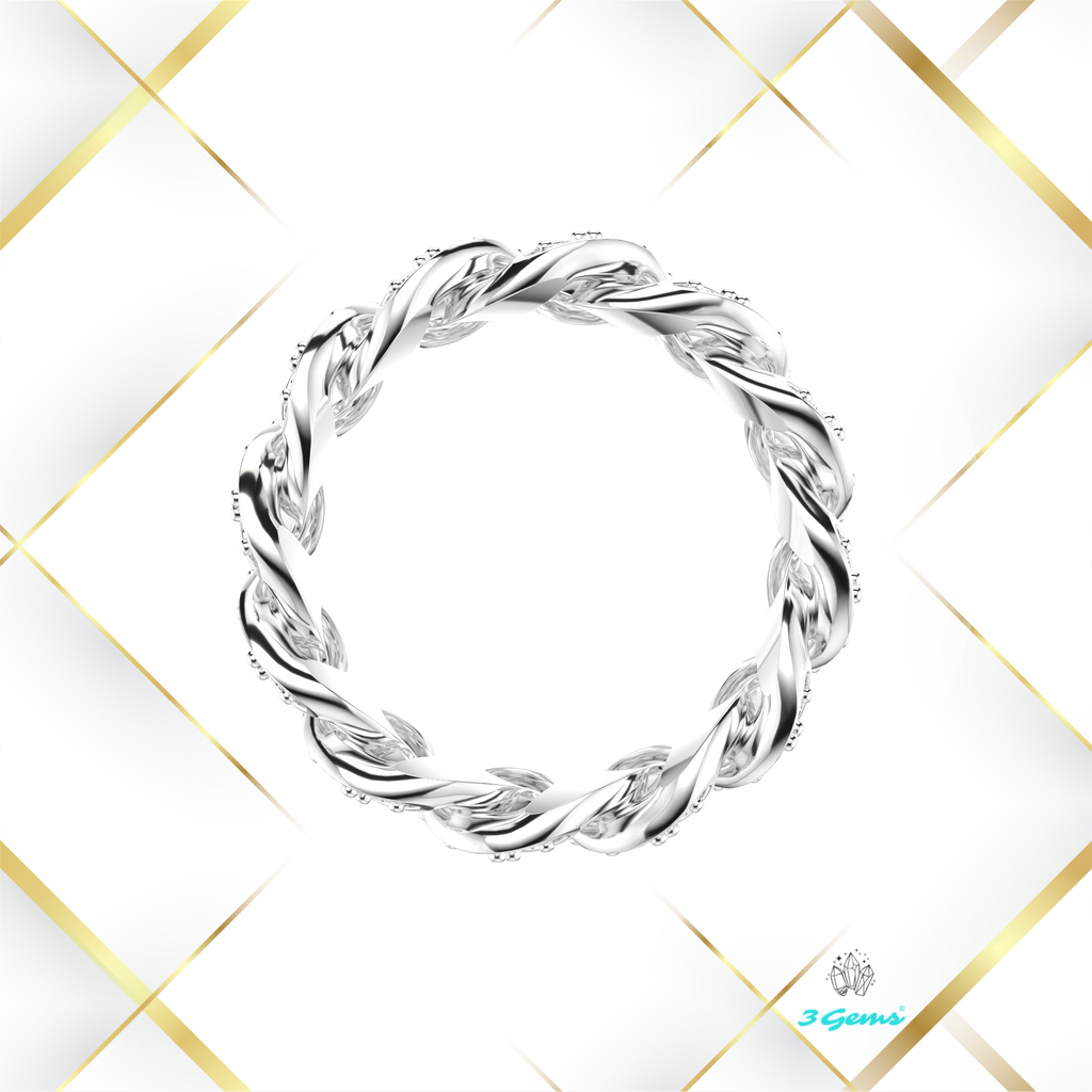 Pierścień "Cuban Ring Iced Out"