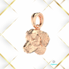 Zdjęcie zawieszki z głową golden retrievera w różowym złocie 14K – Dog Collection od 3Gems