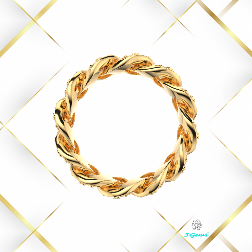Pierścień "Cuban Ring Iced Out"