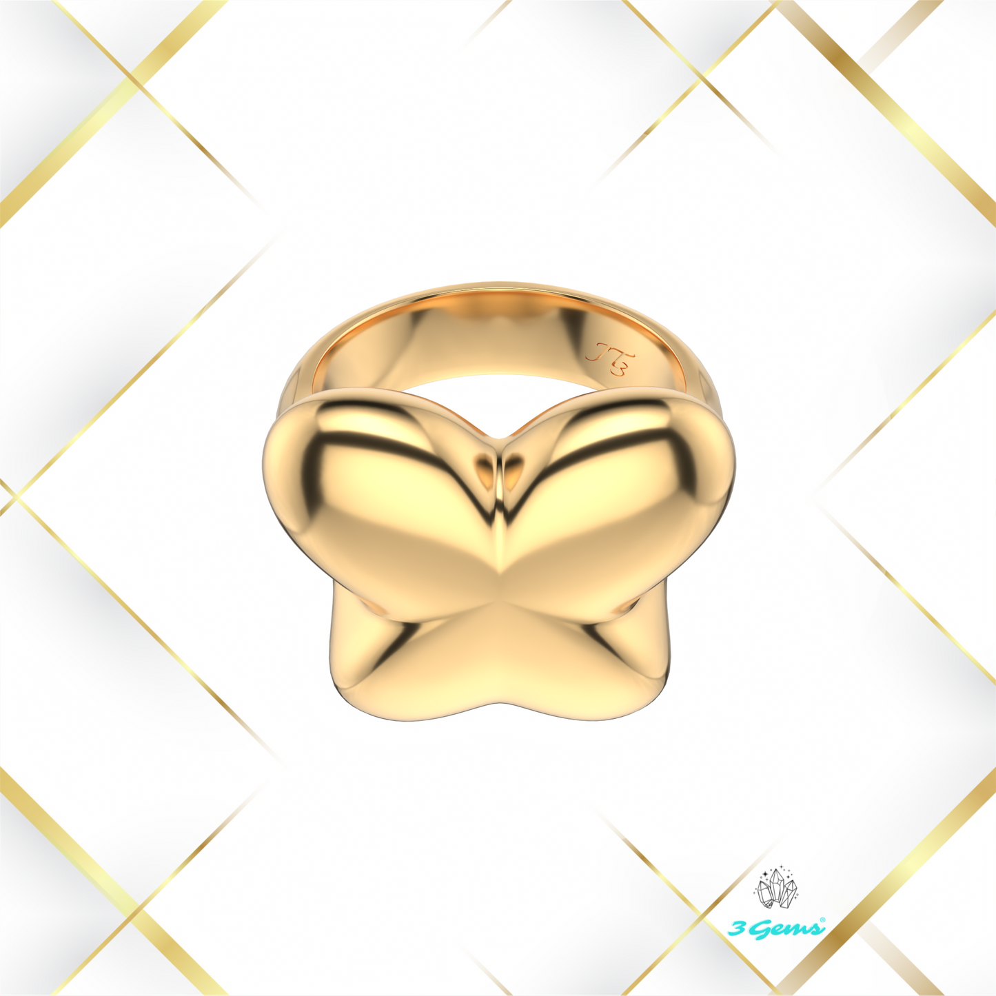 Pierścień "Butterfly Ring"