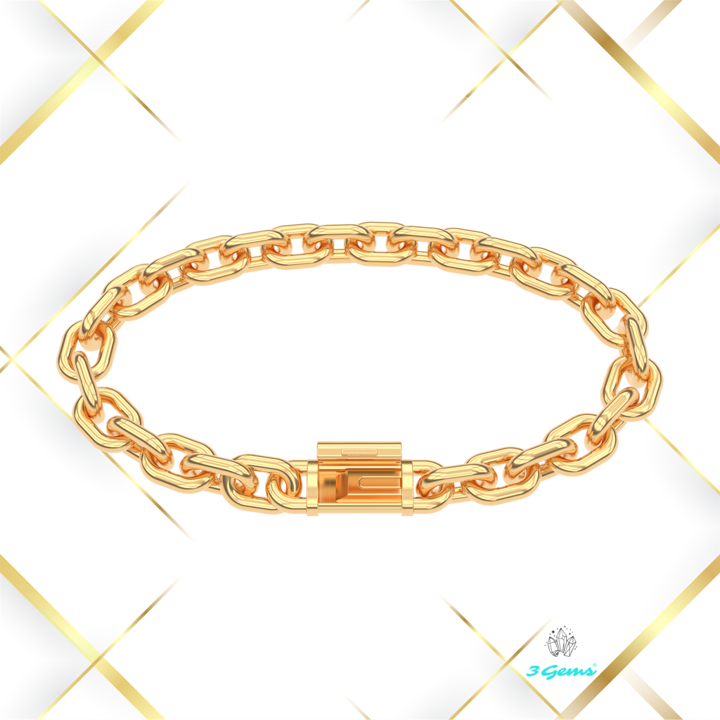 Bransoletka "Bold Cable" - 8mm