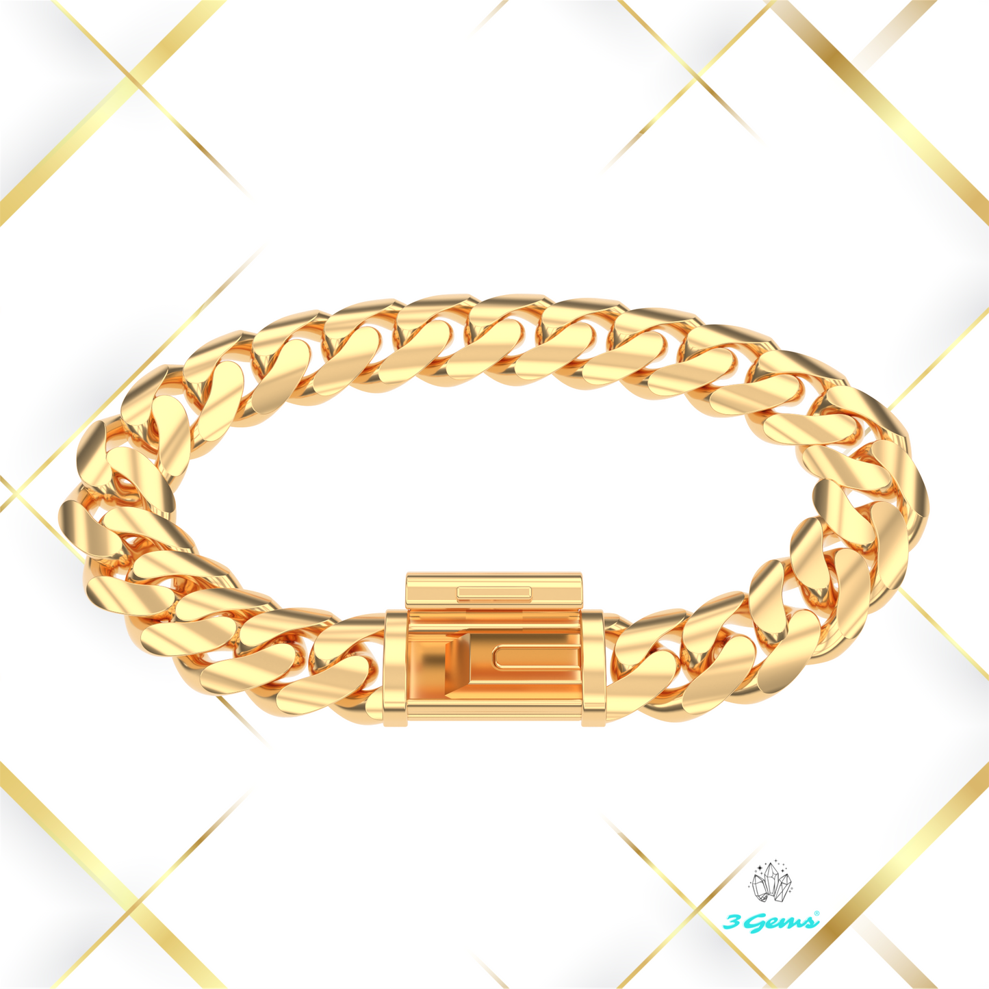 Bransoletka "Miami Cuban" - 12mm