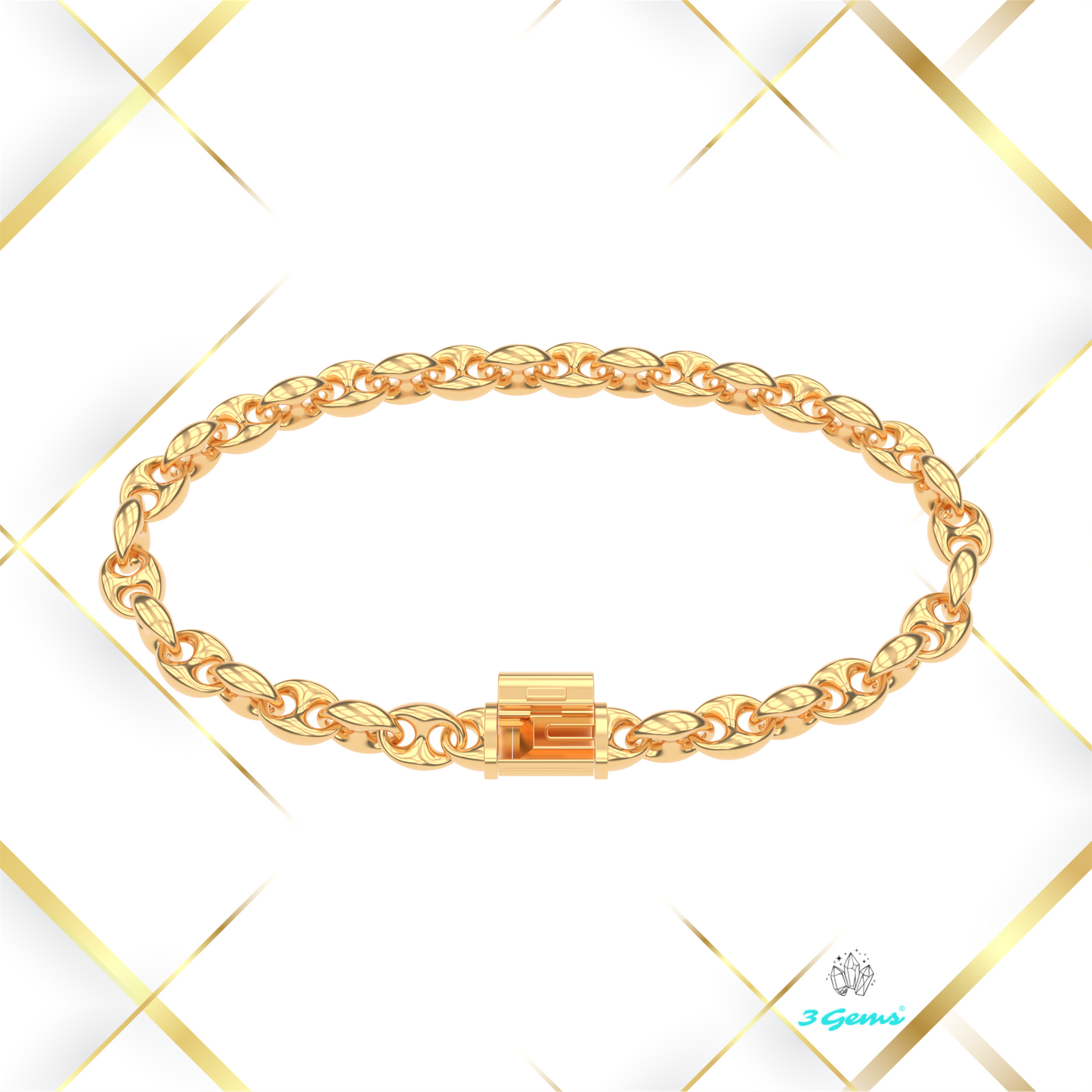 Bransoletka "Anchor" - 6mm