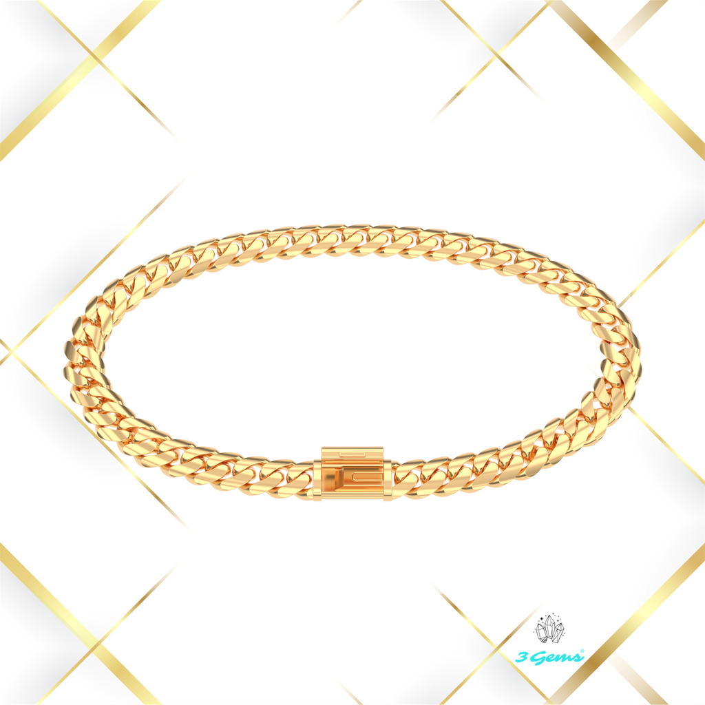 Bransoletka "Miami Cuban" - 6mm