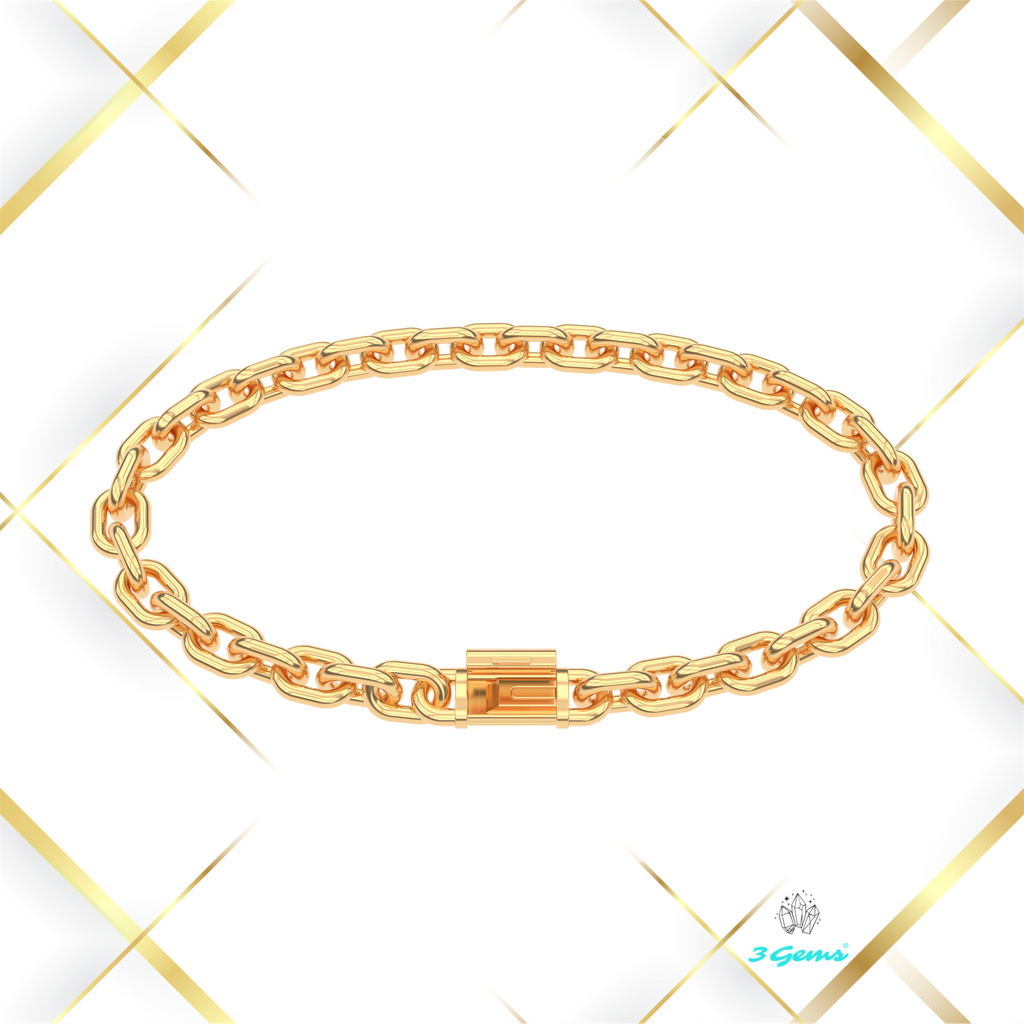 Bransoletka "Bold Cable" - 6mm