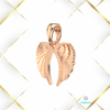 obraz zawieszki skrzydła anioła z różowego złota 3Gems