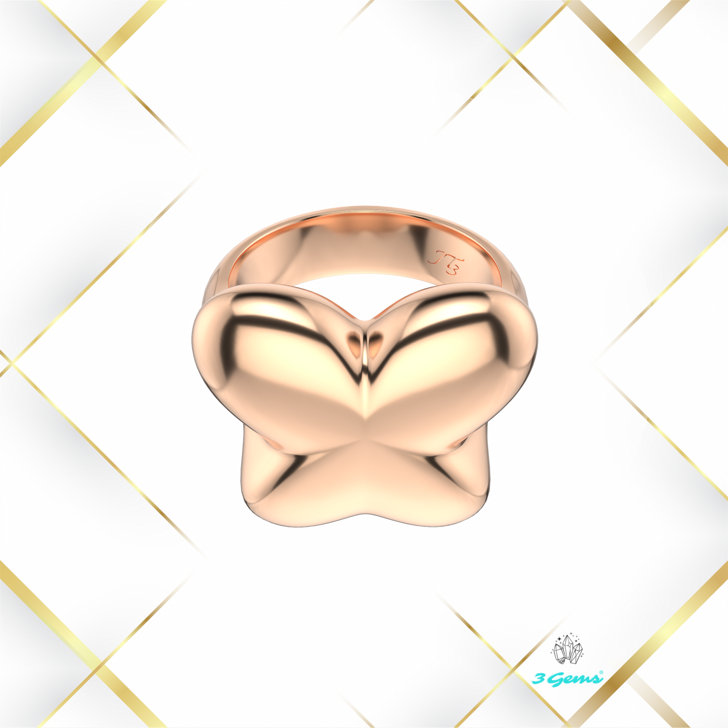 Pierścień "Butterfly Ring"