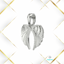 render 3D Angel Wings – zawieszka ze srebra