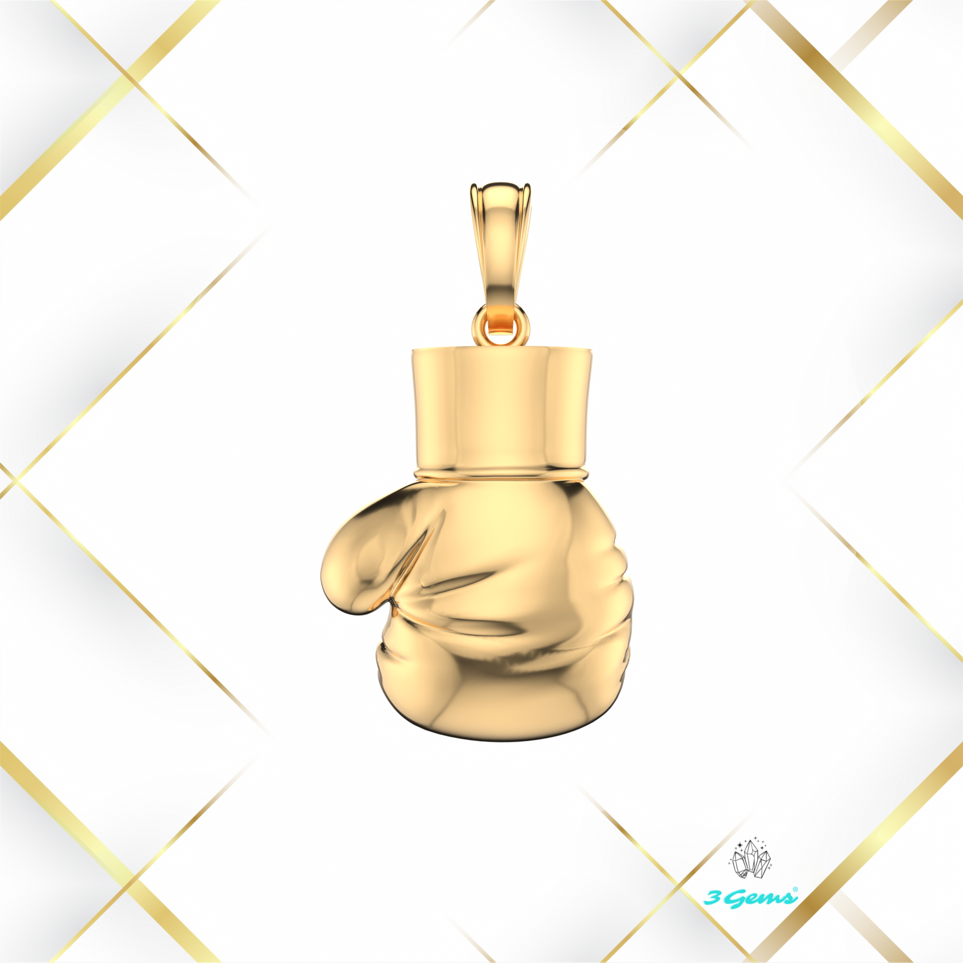 zdjęcie sportowej biżuterii 3Gems – rękawica bokserska