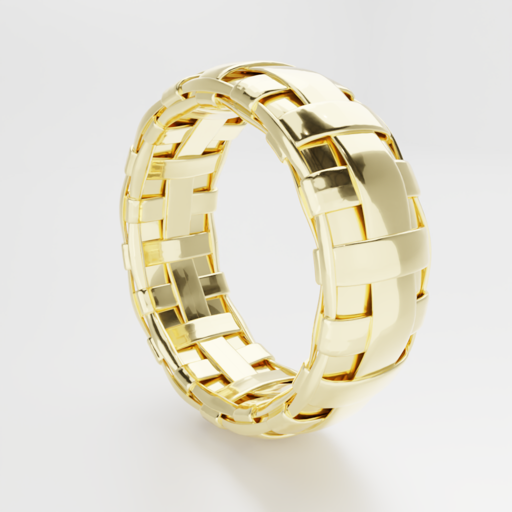 Pierścień "Wooven Ring"